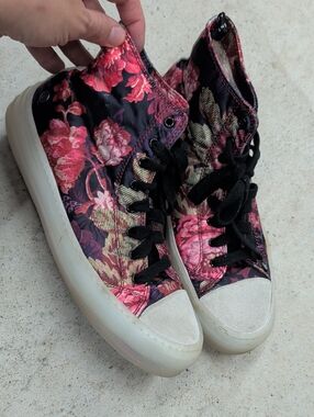 Rollie Nation Ranger HT High-Top Floral Canvas Sneakers
